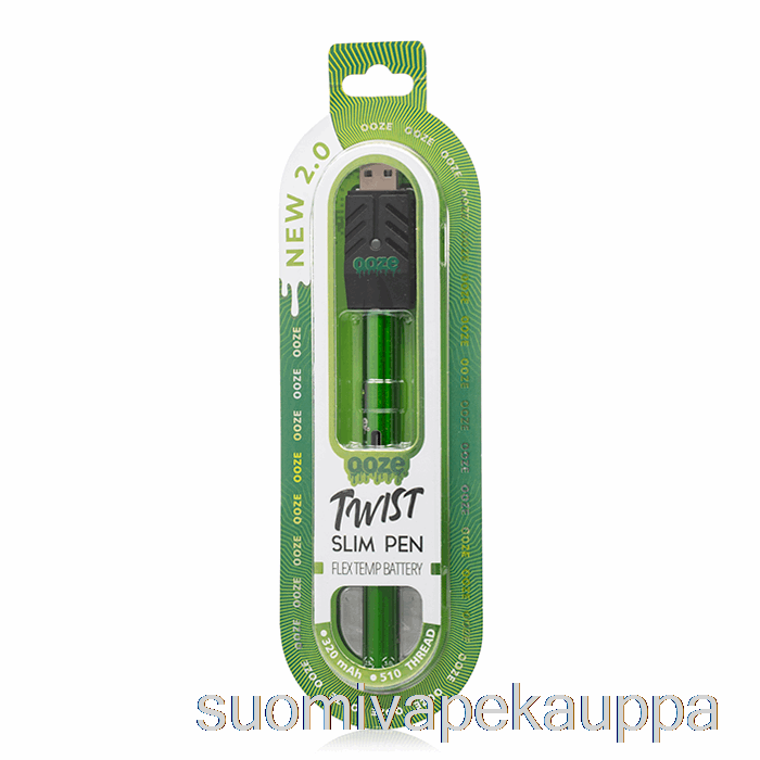 Vape Suomi Ooze Slim Twist Pen 2.0 Flex Temp Akku Limanvihreä